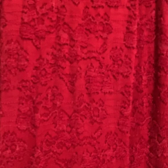 Free People Dress - Red Lace Overlay - Cut out in back - Size XS - Picture 2 of 5